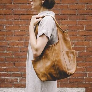 Rough & Tumble Large Access Tote in Espresso.